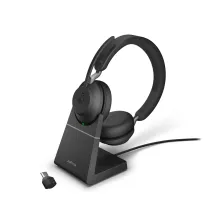 Jabra Evolve2 65, Link380c UC Stereo Stand - Black (26599-989-889) - SynFore