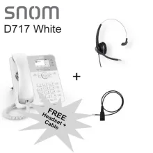 Snom Bundle with Snom D717 + A100M + Cable (SNOM-D717-A100M) - SynFore