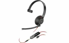 HP Poly Blackwire 5210 mono headset met USB-C en 3,5mm aansluiting - SynFore