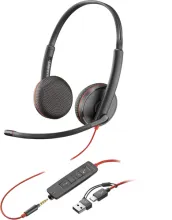 HP Poly Blackwire 3225 Stereo USB-C Headset (8X229AA) - SynFore