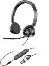 HP Poly Blackwire 3325 Stereo Microsoft Teams Certified USB-C Headset (8X222AA) - SynFore