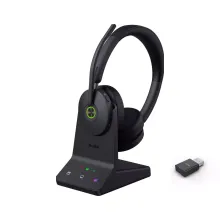 Yealink WH68 Hybrid met charging stand draadloze headset voor hybride werken en UC-platformen - SynFore