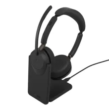 JABRA Evolve3 65 Stereo draadloze headset met LINK 390a USB-adapter en laadstandaard - SynFore