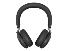 Jabra Evolve2 75 Bluetooth headset USB-A zwart met Active Noise Cancelling en Microsoft Teams-certificering - SynFore