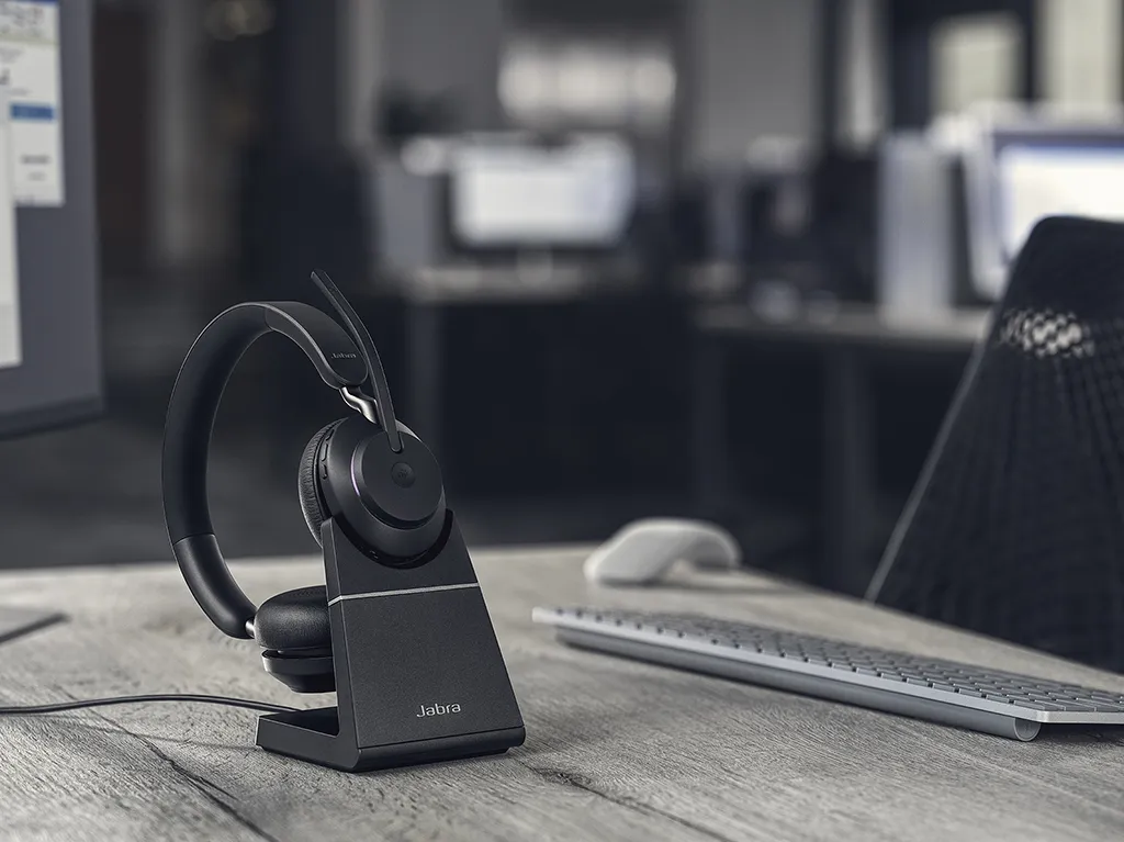 Jabra Evolve2 65, Link380c MS Stereo Stand - Black (26599-999-889) - SynFore