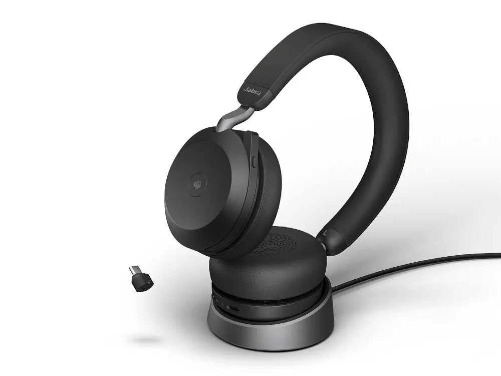 Jabra Evolve2 75, Link380c UC Stereo Stand - Black (27599-989-889) - SynFore