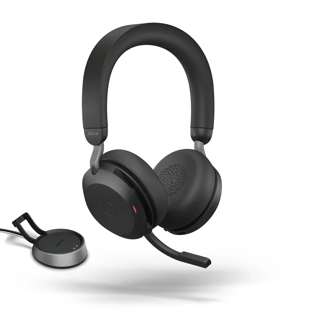 Jabra Evolve2 75, Link380a MS Stereo Stand - Black (27599-999-989) - SynFore
