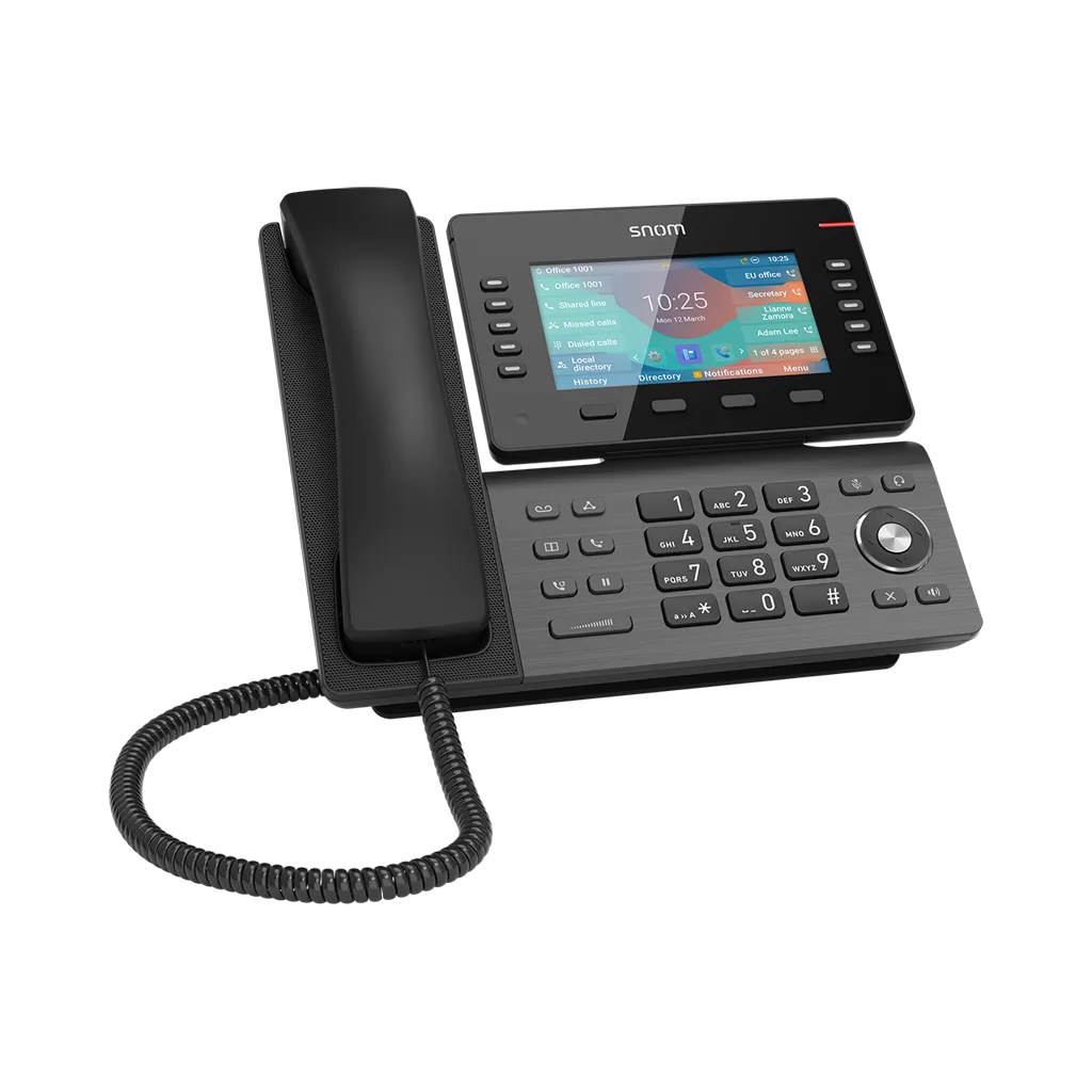 Snom D865 Deskphone - Black (4536) - SynFore