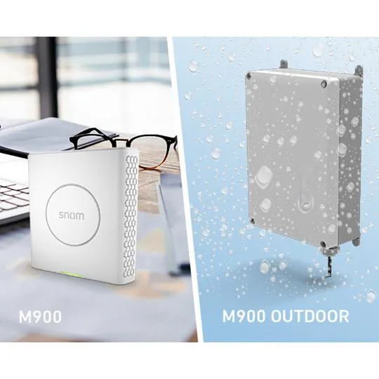 Snom IP DECT M900 MultiCell base station Outdoor (4478) - SynFore
