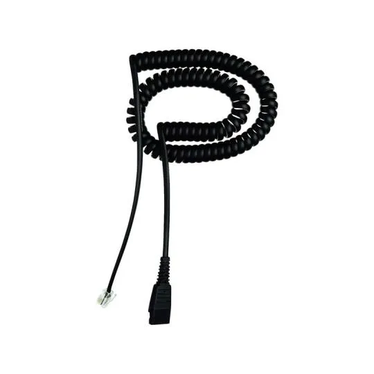 Jabra QD cord to RJ9 for Nortel New Orion (8800-01-19) - SynFore