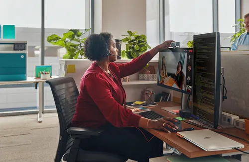 HP Poly Blackwire 3310 Monaural Microsoft Teams Certified USB-C Headset + USB-C/A adapter (8X216AA) - SynFore