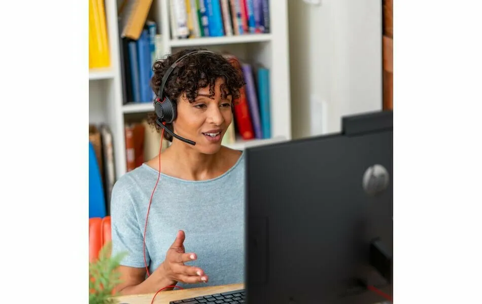 HP Poly Blackwire 5210 mono USB-C-headset + 3,5 mm stekker + USB-C/A-adapter (8X230A6) - SynFore