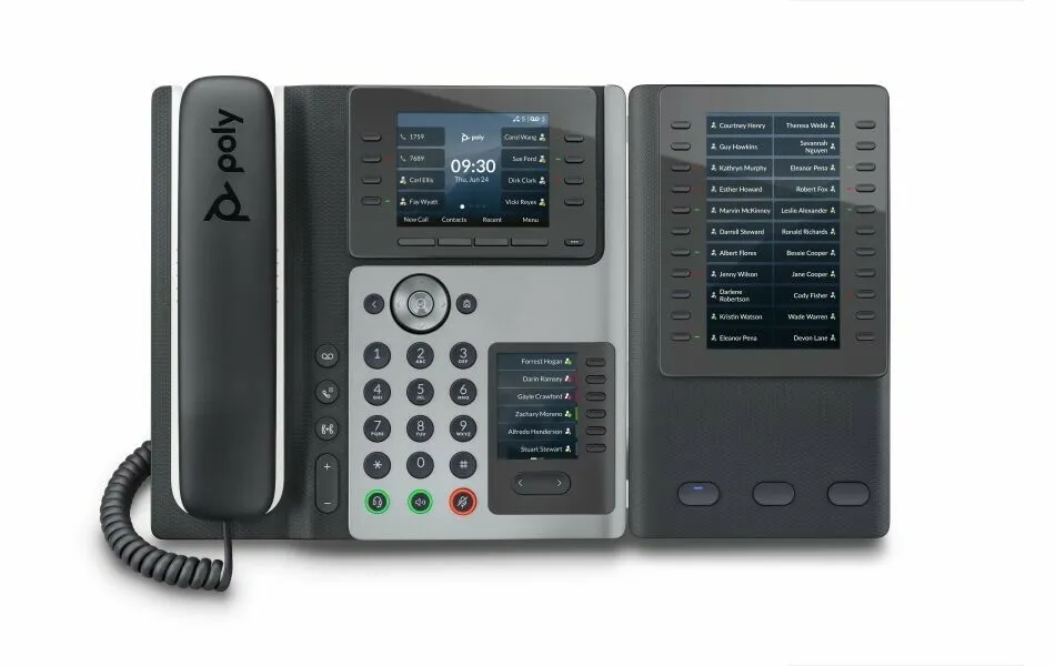 HP Poly Edge E400 IP-telefoon met PoE-ondersteuning (82M93AA) - SynFore