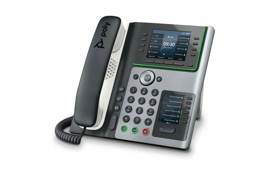 HP Poly Edge E400 IP-telefoon met PoE-ondersteuning (82M93AA) - SynFore