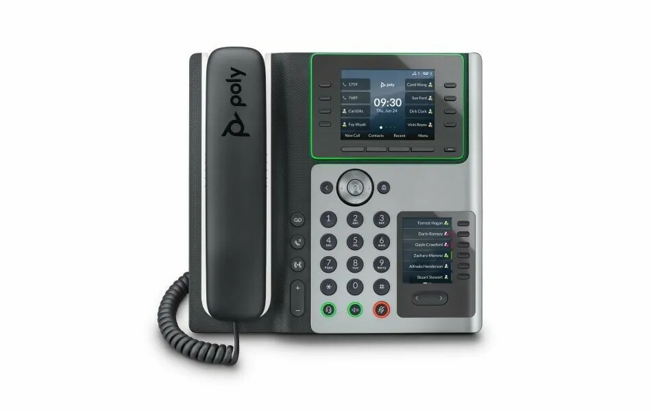 HP Poly Edge E400 IP-telefoon met PoE-ondersteuning (82M93AA) - SynFore