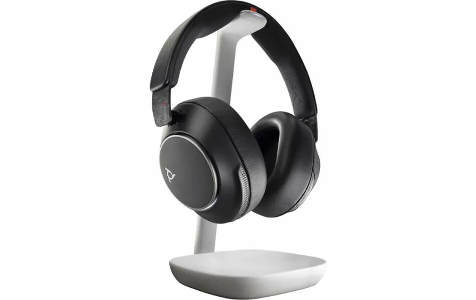 HP Poly Voyager Surround 85 UC voor Microsoft Teams gecertificeerde USB-C-headset + USB-C/A-adapter + oplaadstandaard (8G7T8AA) - SynFore
