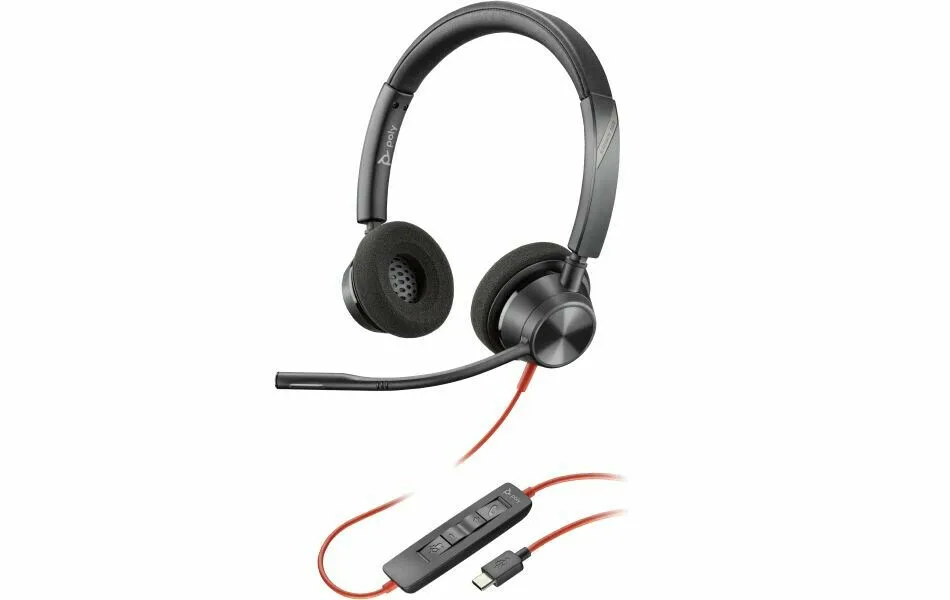 HP Poly Blackwire 3320 Stereo USB-C/A Headset (8X219AA) - SynFore