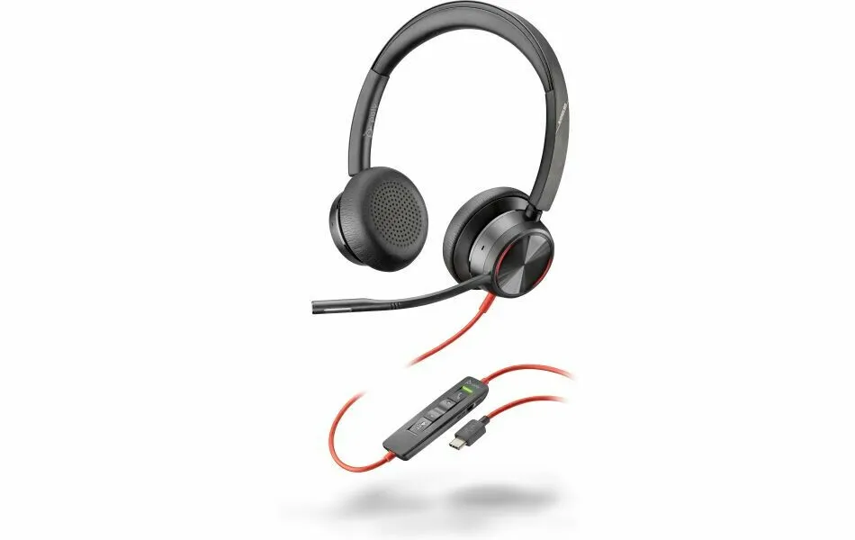 HP Poly Blackwire 8225 Stereo USB-C Headset (8X223AA) - SynFore