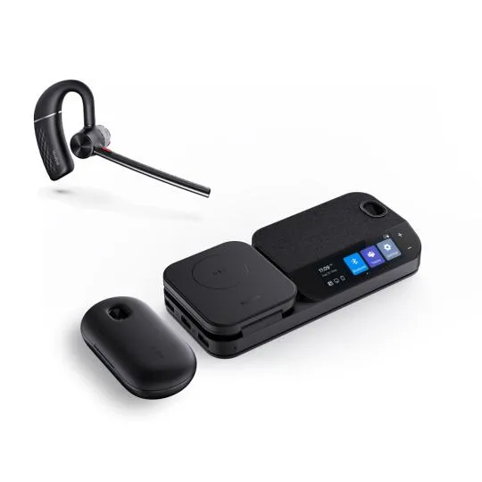 Yealink BH71-WORKSTATION-PRO hoofdtelefoon/headset Draadloos In-ear Kantoor/callcenter Bluetooth Oplaadhouder Zwart (1208654) - SynFore