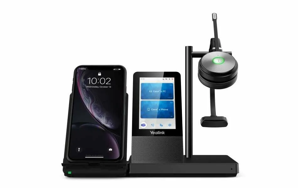 Yealink WH66 DECT Draadloze Headset Mono UC (1308007) - SynFore