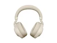 Jabra Evolve2 85 MS Stereo Headset Bluetooth wireless wired active noise cancelling 3.5 mm beige MS Teams (28599-999-998) - SynFore