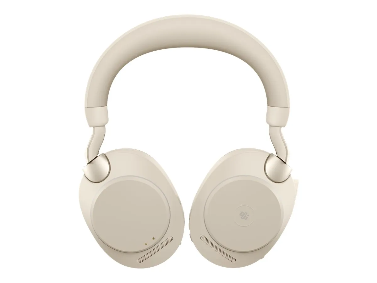 Jabra Evolve2 85 MS Stereo Headset Bluetooth wireless wired active noise cancelling 3.5 mm beige MS Teams (28599-999-998) - SynFore