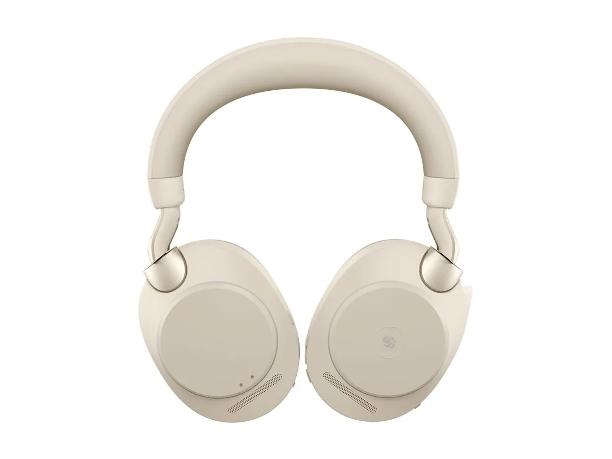 Jabra Evolve2 85 MS Stereo Headset Bluetooth wireless wired active noise cancelling 3.5 mm beige MS Teams (28599-999-998) - SynFore