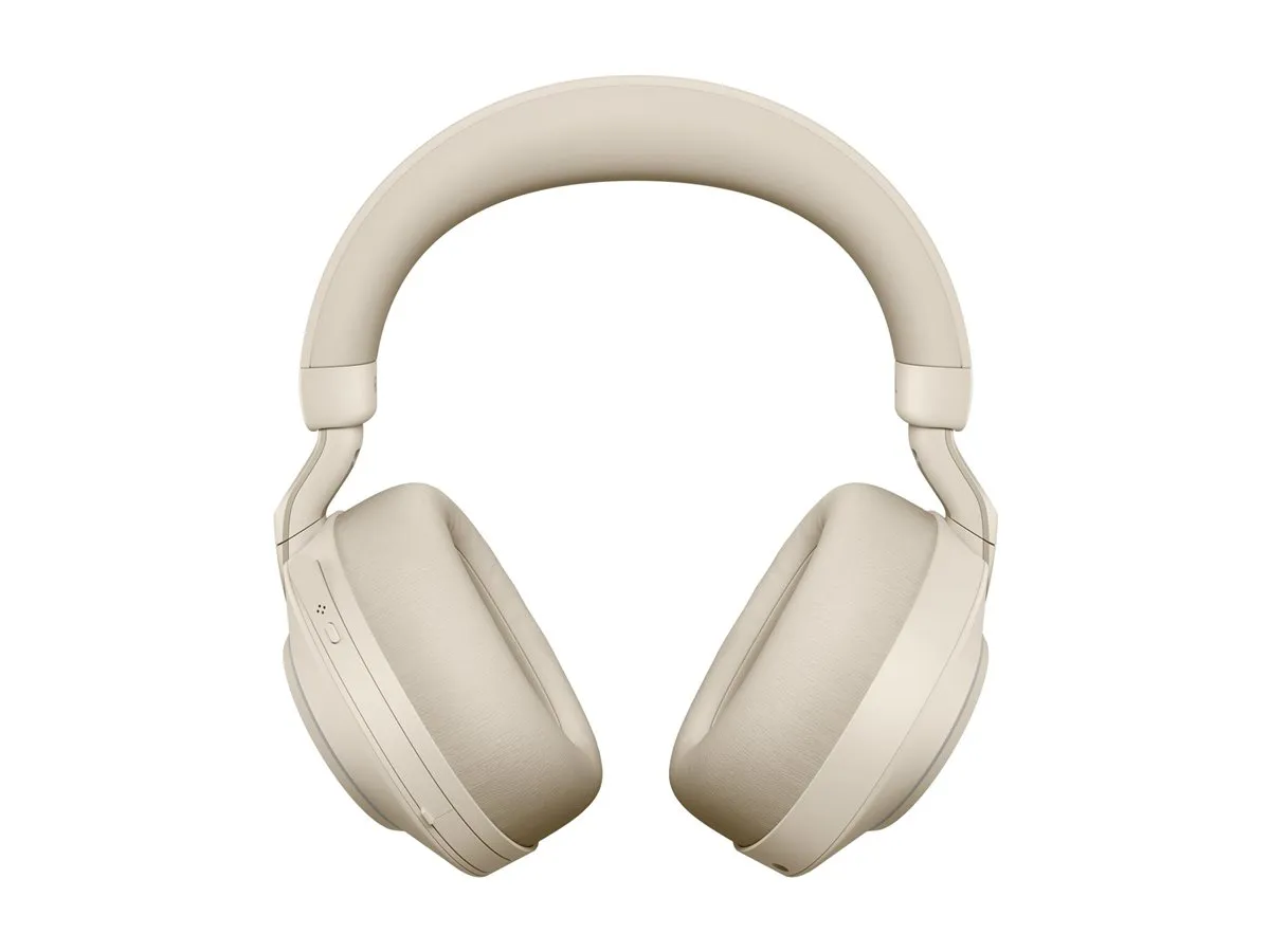Jabra Evolve2 85 MS Stereo Headset Bluetooth wireless wired active noise cancelling 3.5 mm beige MS Teams (28599-999-998) - SynFore