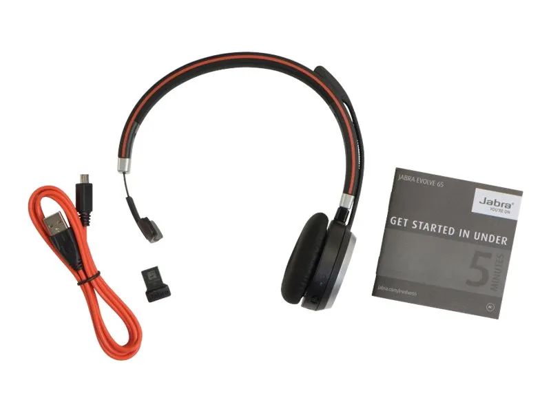 Jabra Evolve 30 II Mono vervangende Headset on-ear - 3.5 mm jack (14401-20) - SynFore