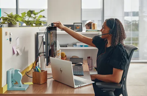 HP Poly Blackwire 3215 Monaural USB-C Headset +3.5mm Plug +USB-C/A Adapter (8X227A6) - SynFore