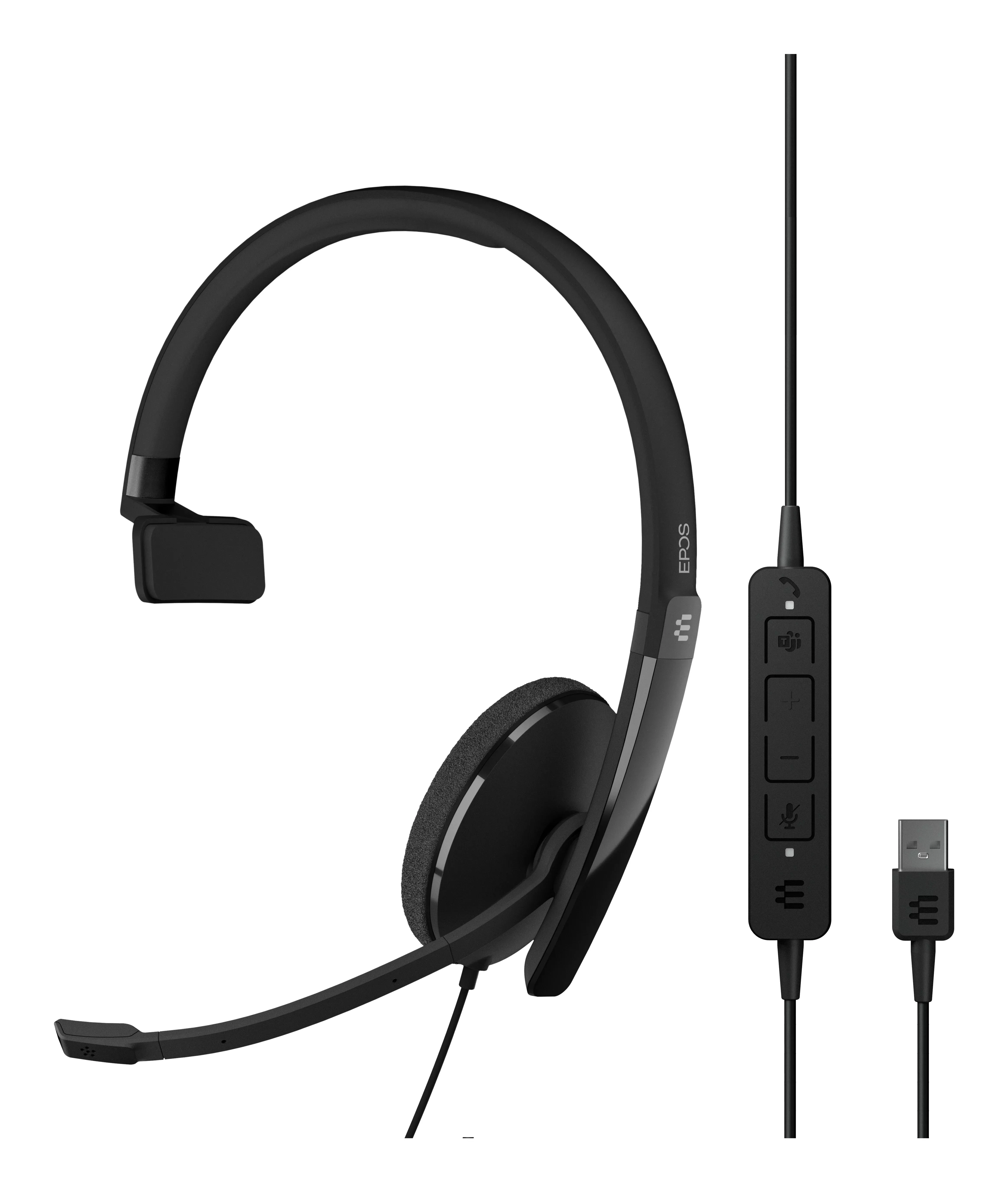 EPOS ADAPT 130T USB II mono headset voor Microsoft Teams - SynFore