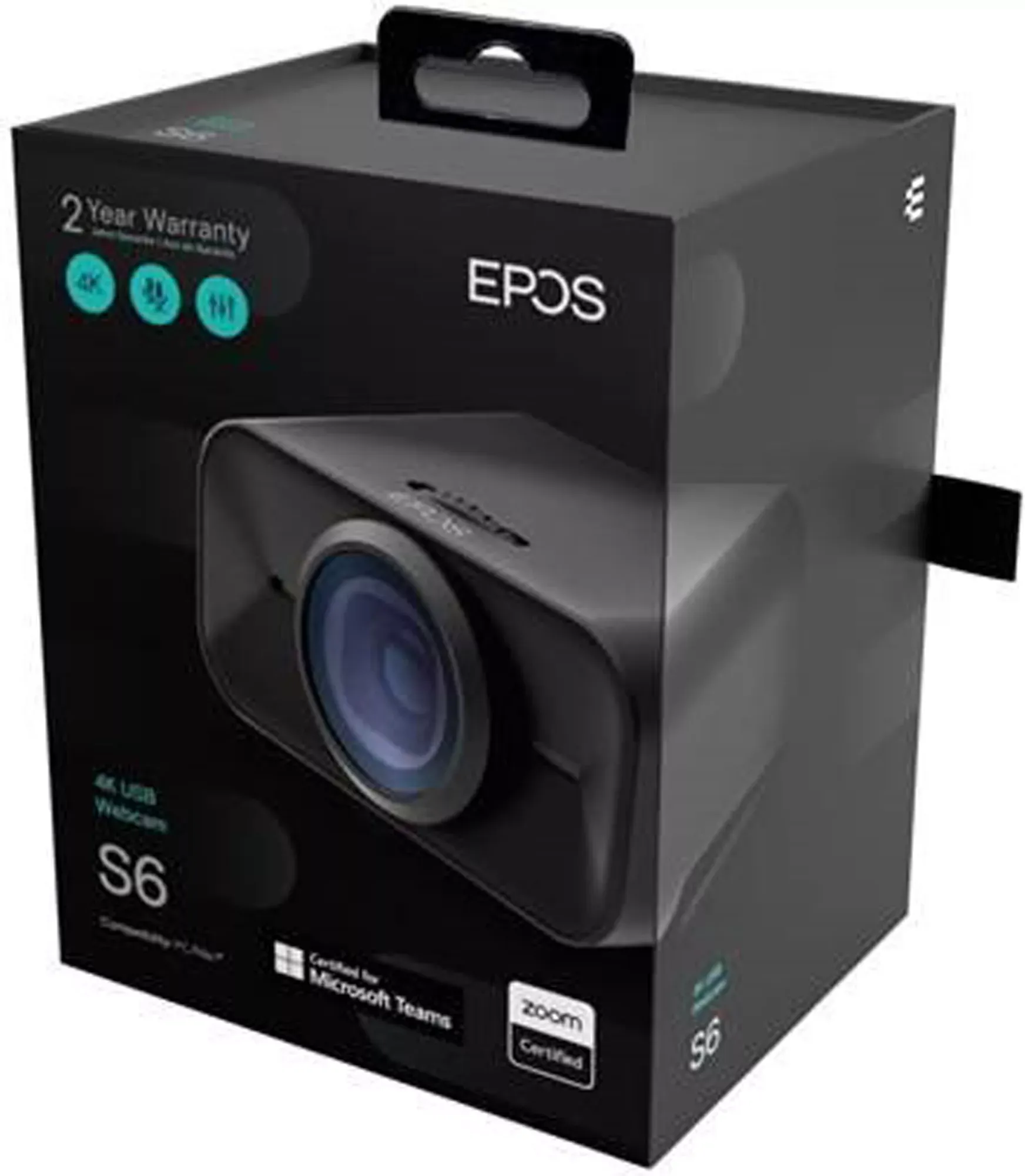 EPOS S6 Webcam 4K USB voor professioneel gebruik - SynFore