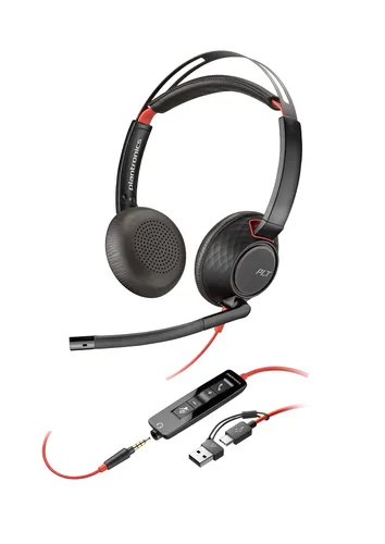HP Poly Blackwire 5220 Stereo USB-C bulk headset - SynFore