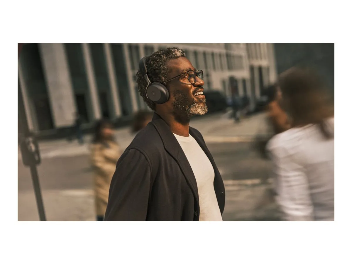Jabra Evolve3 75 MS headset met Link390c USB-C adapter - SynFore