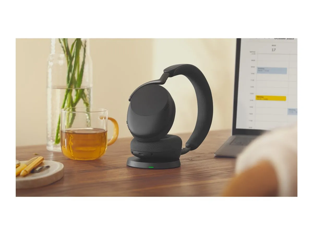 Jabra Evolve3 85 UC headset met Link390a USB-A adapter - SynFore