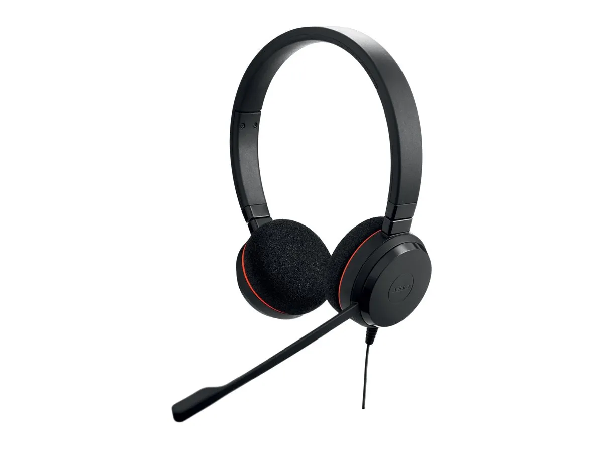 Jabra Evolve 20 USB-C/A MS Stereo headset voor professioneel gebruik - SynFore