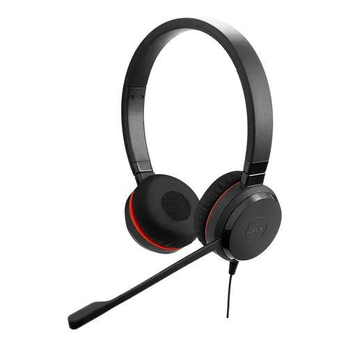 Jabra Evolve 30 II UC stereo on-ear headset met 3.5 mm aansluiting - SynFore