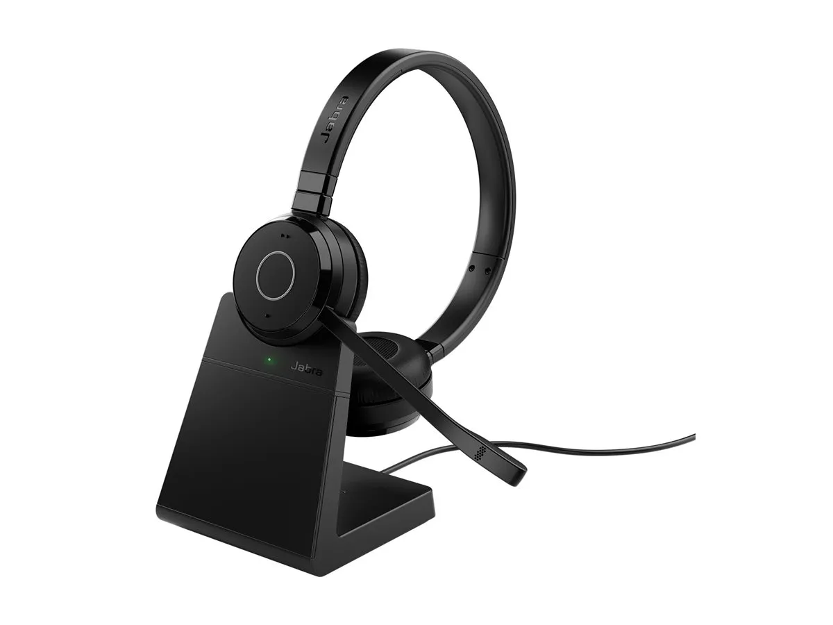 Jabra Evolve 65 TE headset met Link 390 Bluetooth adapter - SynFore