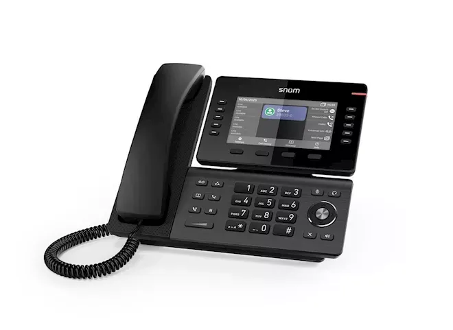 Snom D815WB IP Telefoon (4727) - Professionele VoIP bureautelefoon met IPS display en geïntegreerde WiFi