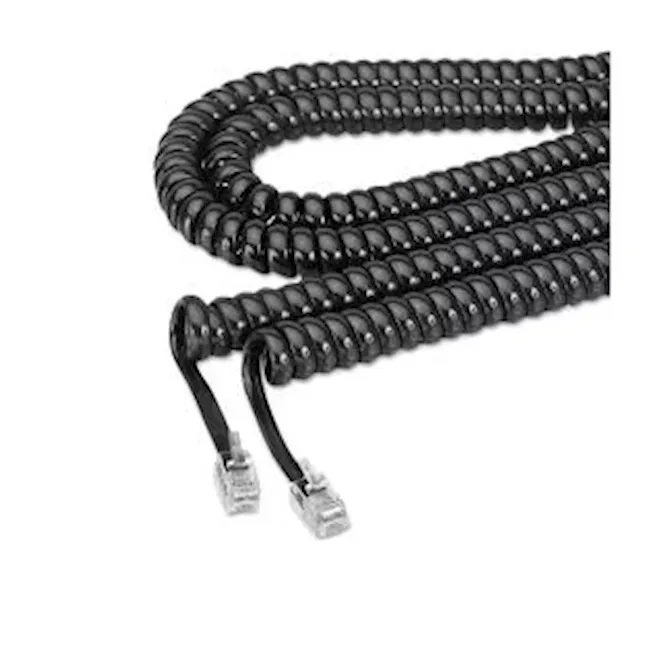 Snom zwart handset krulsnoer voor D3xx serie bureautelefoons - SynFore