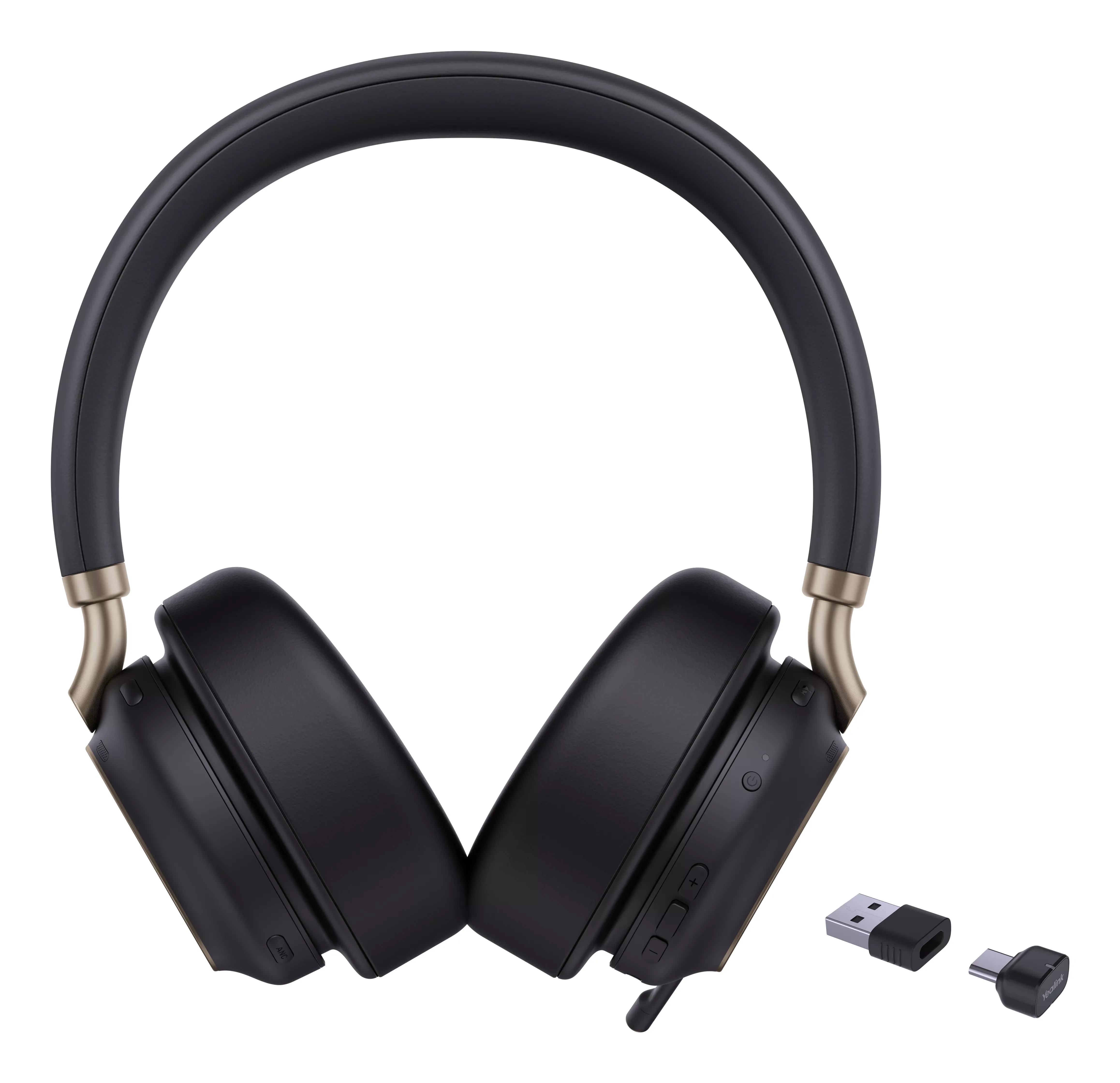 Yealink BH76 Plus Teams headset met USB-C/A adapter en oplaadstandaard - SynFore