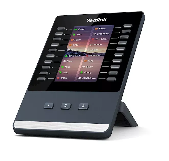 Yealink EXP43 uitbreidingsmodule met kleurenscherm voor T4 IP-telefoons - SynFore