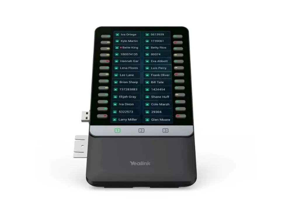 Yealink EXP55 expansiemodule met kleurendisplay voor IP-telefoon - SynFore