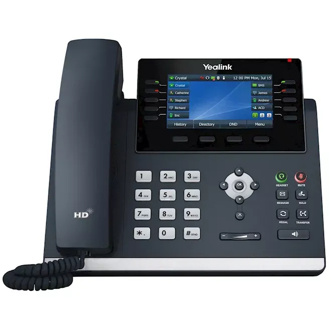 Yealink SIP-T44U IP telefoon met kleurendisplay en dual USB - SynFore