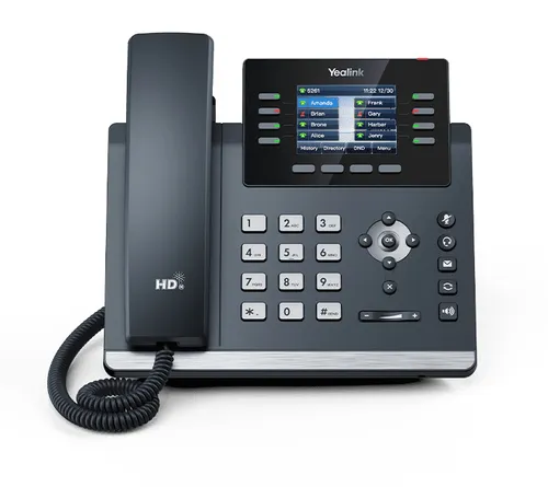Yealink SIP-T44U IP telefoon met kleurendisplay en dual USB - SynFore
