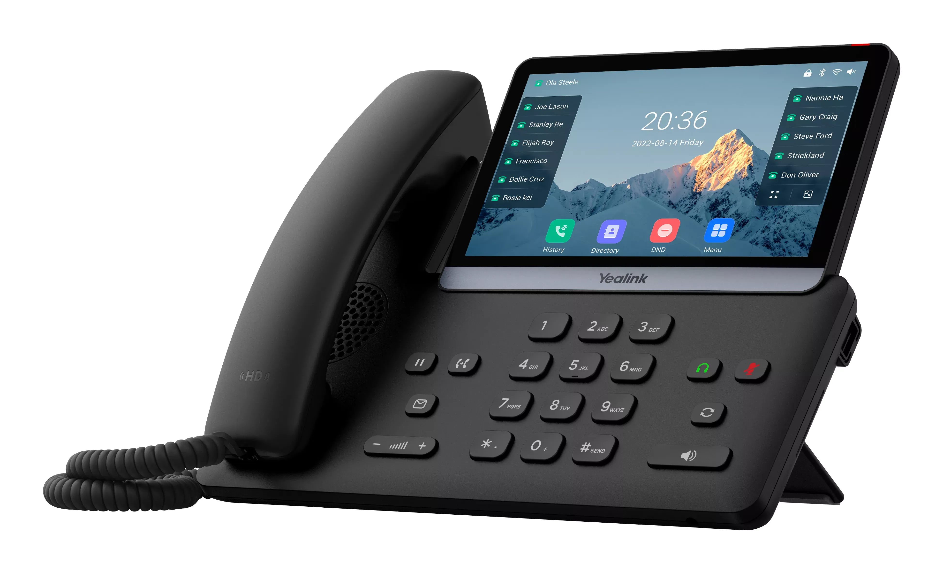 Yealink SIP-T77U IP telefoon met 7 inch touchscreen - SynFore