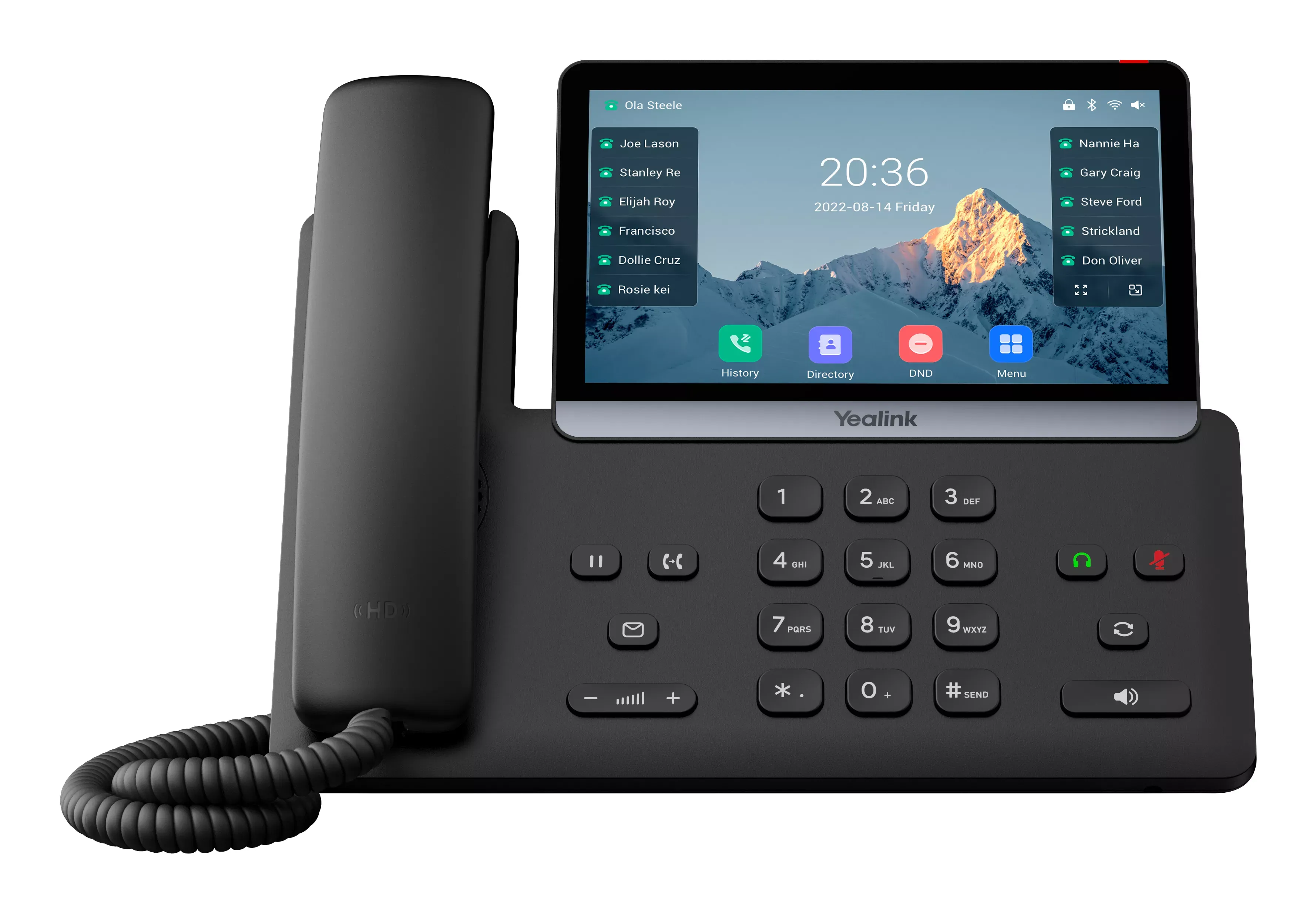 Yealink SIP-T77U IP telefoon met 7 inch touchscreen - SynFore