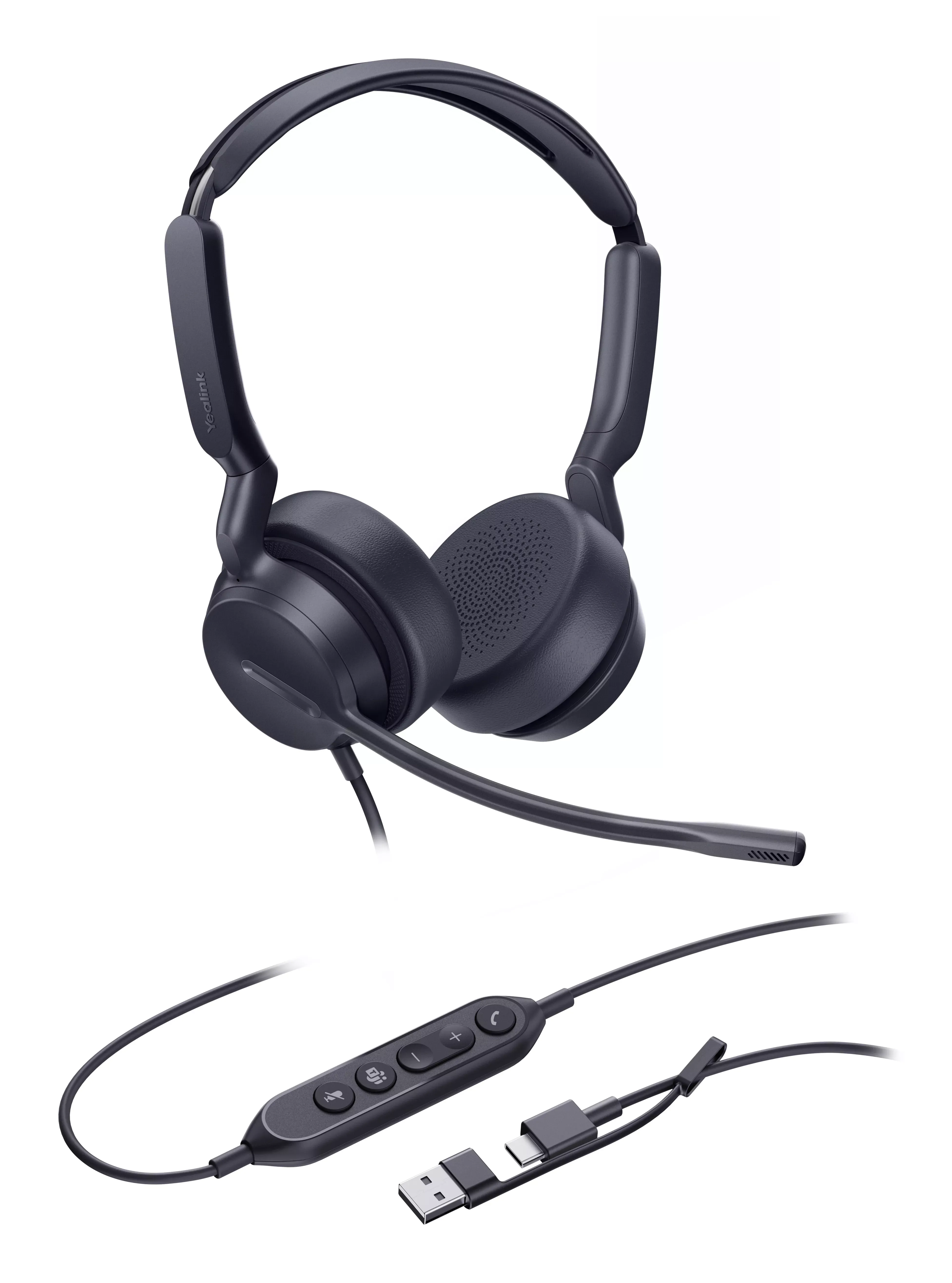 Yealink UH42 Dual Teams USB headset met USB-C en USB-A aansluiting - SynFore