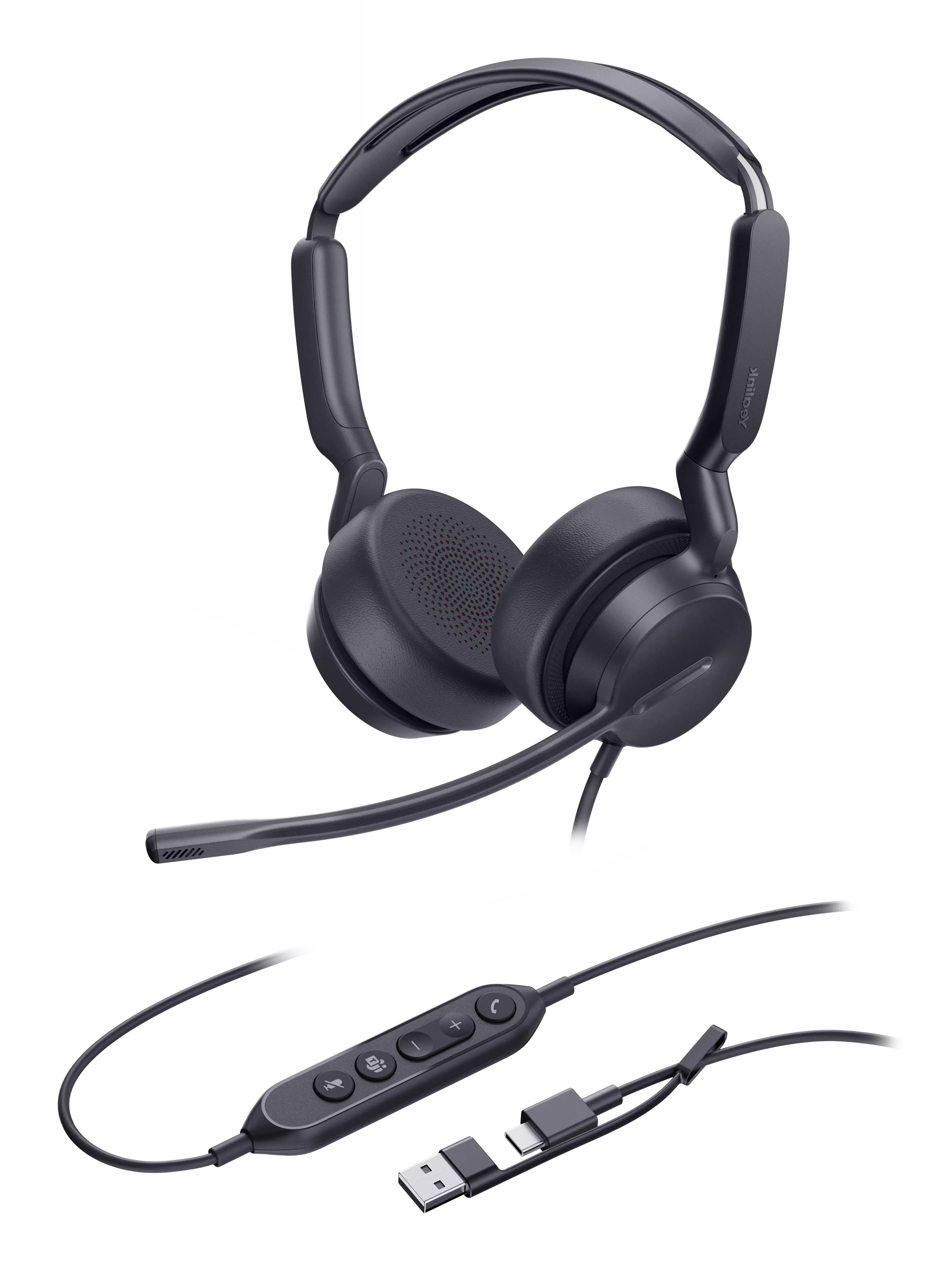 Yealink UH42 Dual Teams USB headset met USB-C en USB-A aansluiting - SynFore