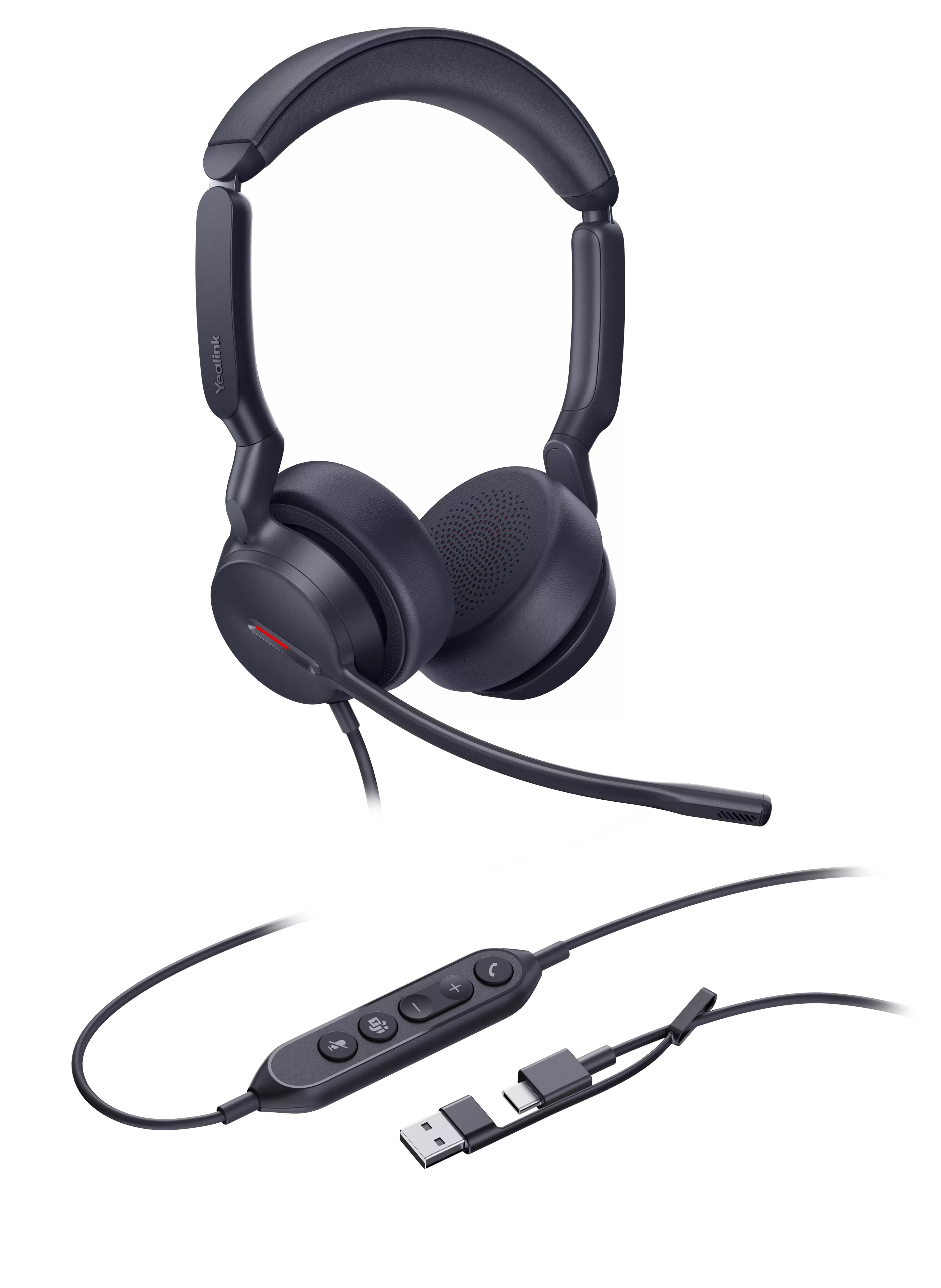 Yealink UH44 Dual Teams USB-C/A Headset - SynFore